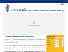 Tablet Screenshot of hotelvicoalto.com